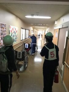 応援協定消防訓練