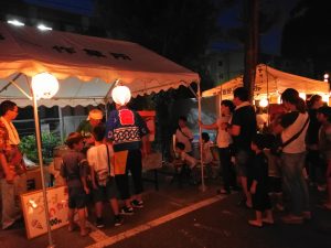 福祉施設　納涼祭　地域