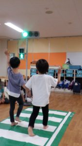 交通安全教室　”じょうずに渡れたよ！“