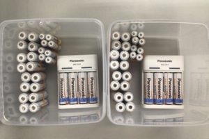 新しい電池へ（ハトホーム）