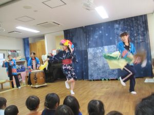6月生まれのお友だちの誕生会をしました。