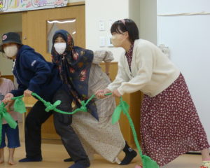 🌼健康体育をしています